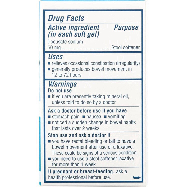 slide 12 of 31, Colace Clear Soft Gels - 28ct, 28 ct