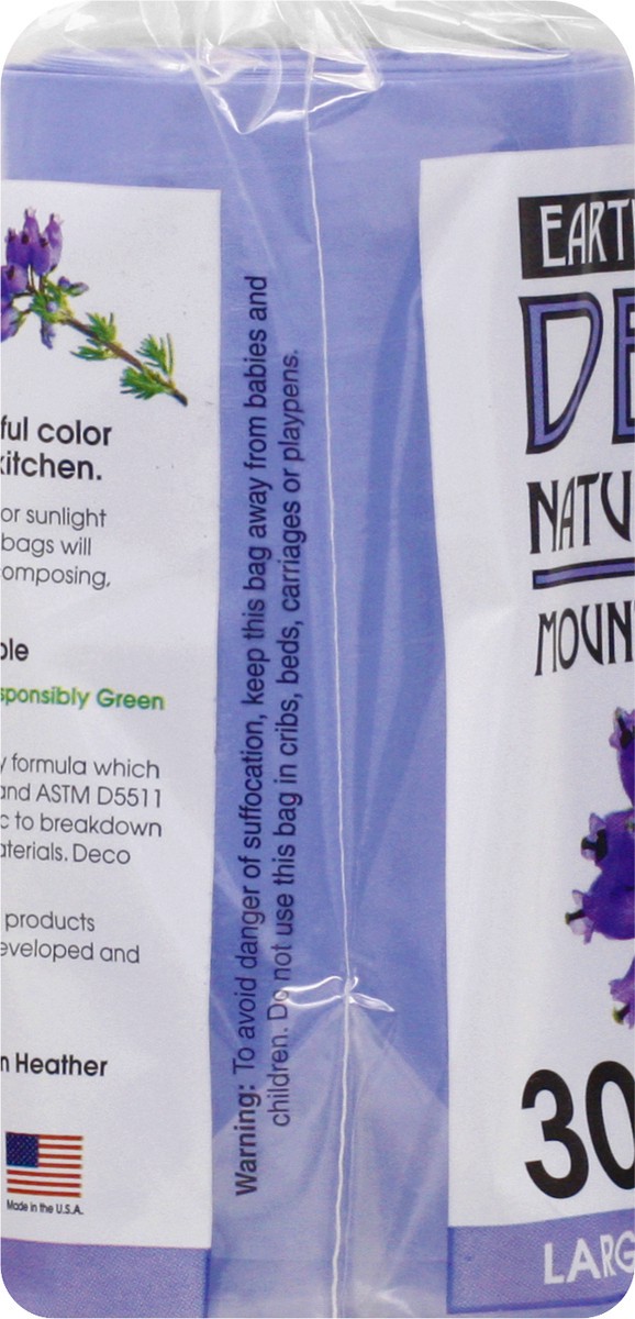 slide 7 of 9, Deco Natural Scents Tahitian Vanilla/Mountain Heather/Fresh Cut Lemon 13 Gal Large Tall Kitchen Bags, 30 ct