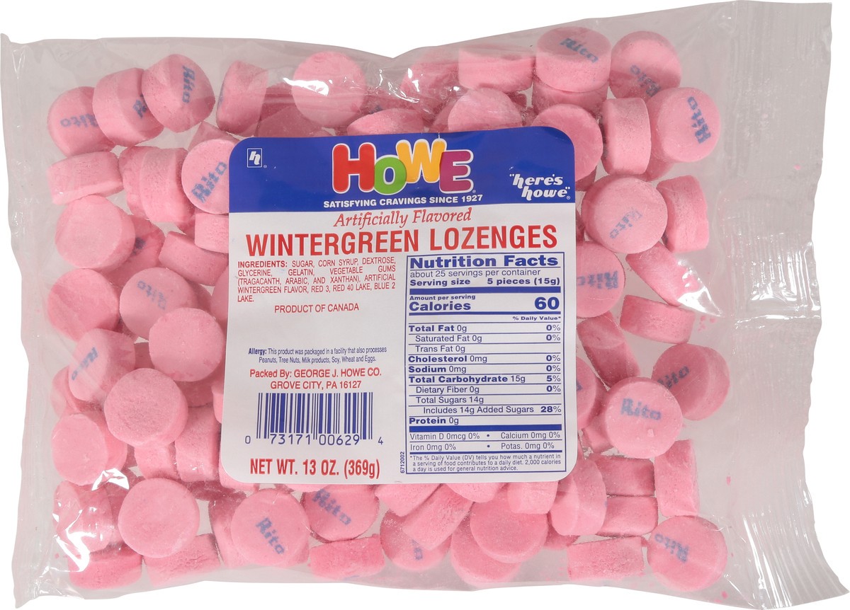 slide 2 of 9, Howe Lozenges Wintergreen Lozenges 13 oz, 13 oz