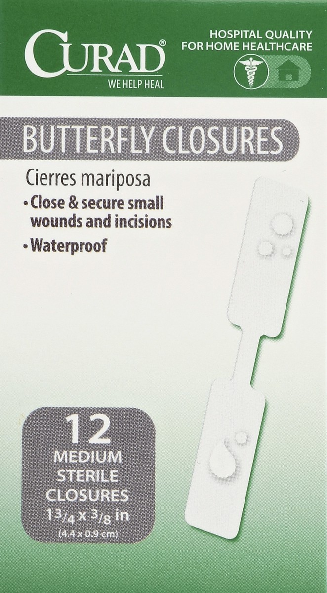 slide 4 of 4, Curad Butterfly Closures 12 ea, 12 ct
