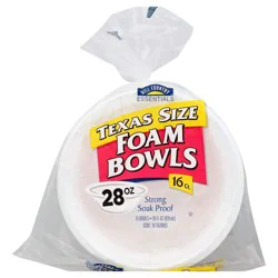 Hill Country Fare Texas Size Foam Bowls 28 oz