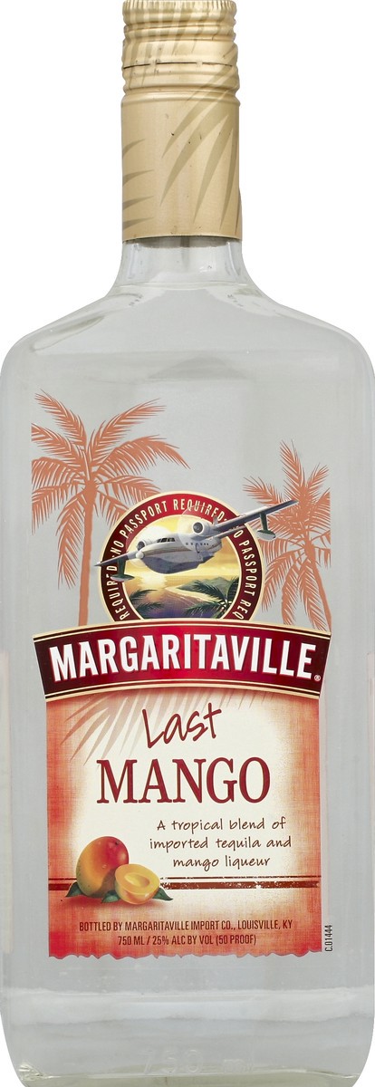 slide 1 of 2, Margaritaville Last Mango 750ml 50 Proof, 750 ml