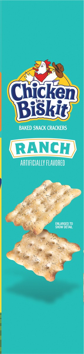 slide 5 of 9, Chicken in a Biskit Ranch Baked Snack Crackers Family Size 12 oz, 12 oz