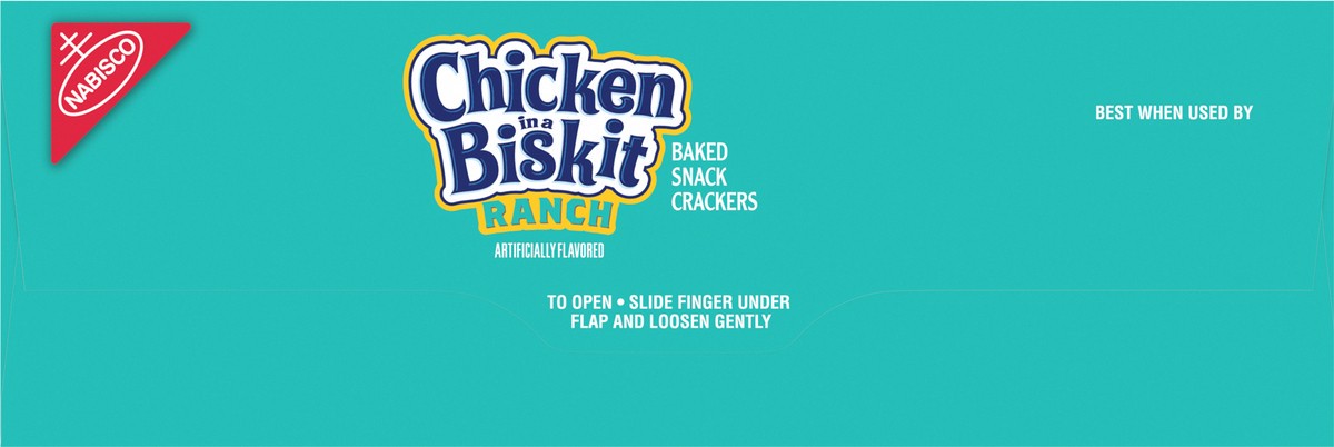 slide 2 of 9, Chicken in a Biskit Ranch Baked Snack Crackers Family Size 12 oz, 12 oz