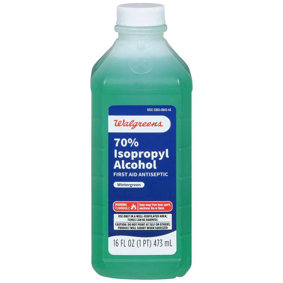 slide 1 of 4, Walgreens 70% Isopropyl Alcohol with Wintergreen, 16 oz