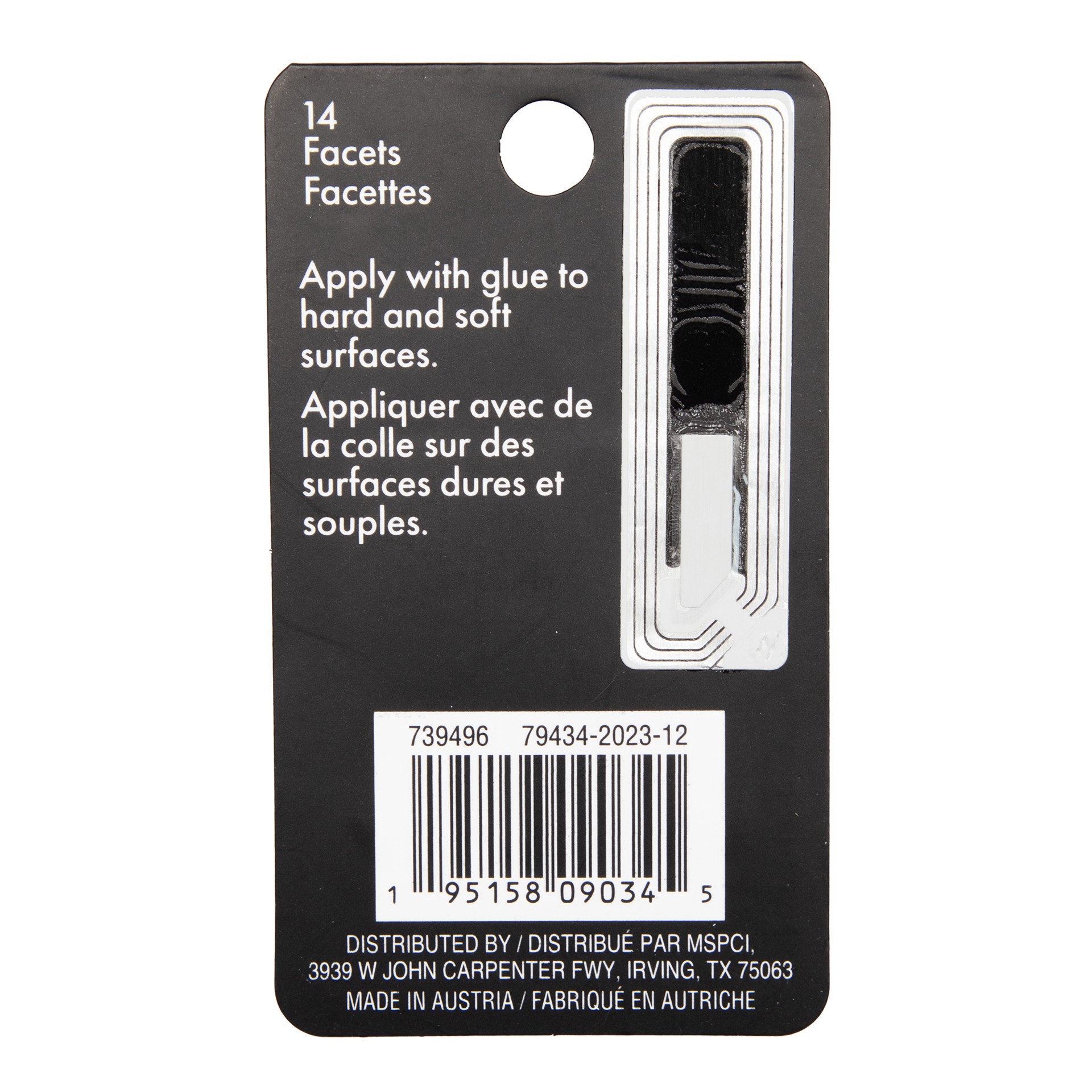 slide 2 of 4, Crystal & Light Siam Heart Glue-On Austrian Crystal Mix By Bead Landing, 10ct., 10 ct