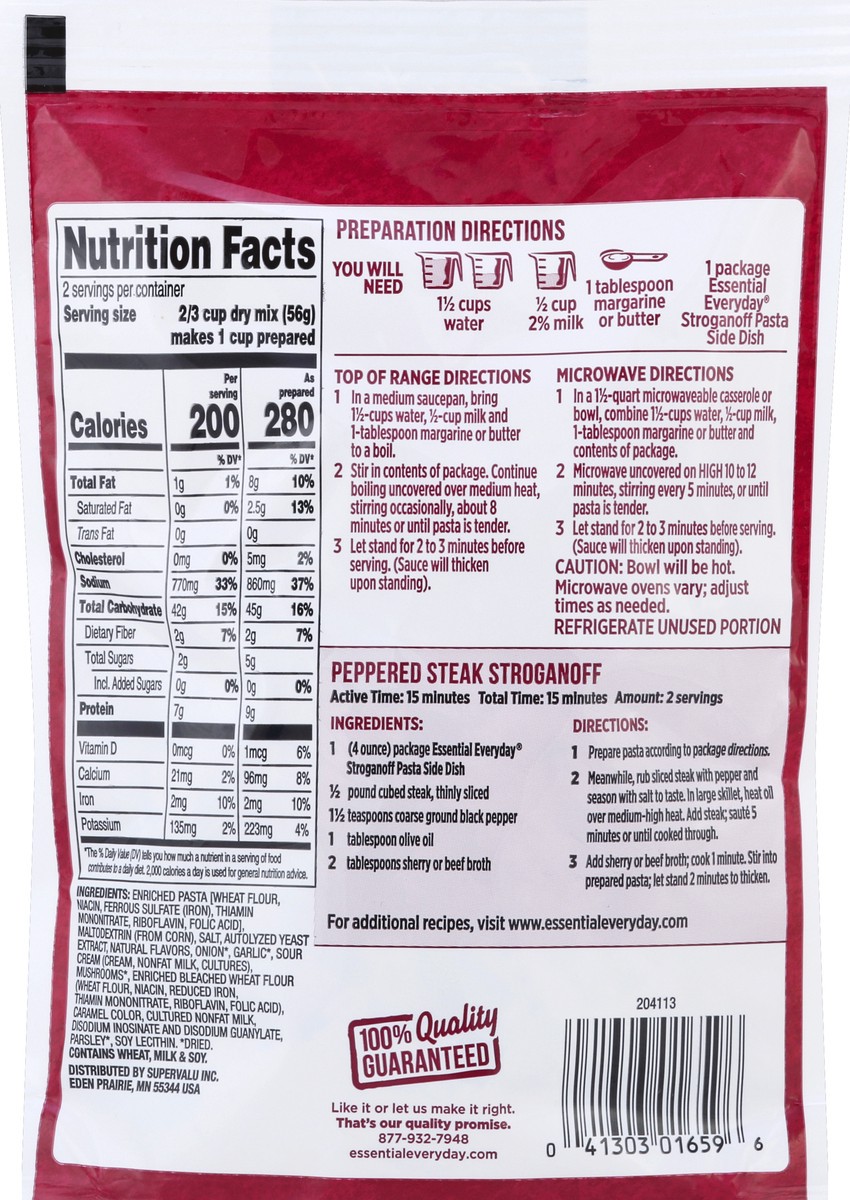 slide 2 of 6, Essential Everyday Stroganoff Pasta Sauce, 4 oz