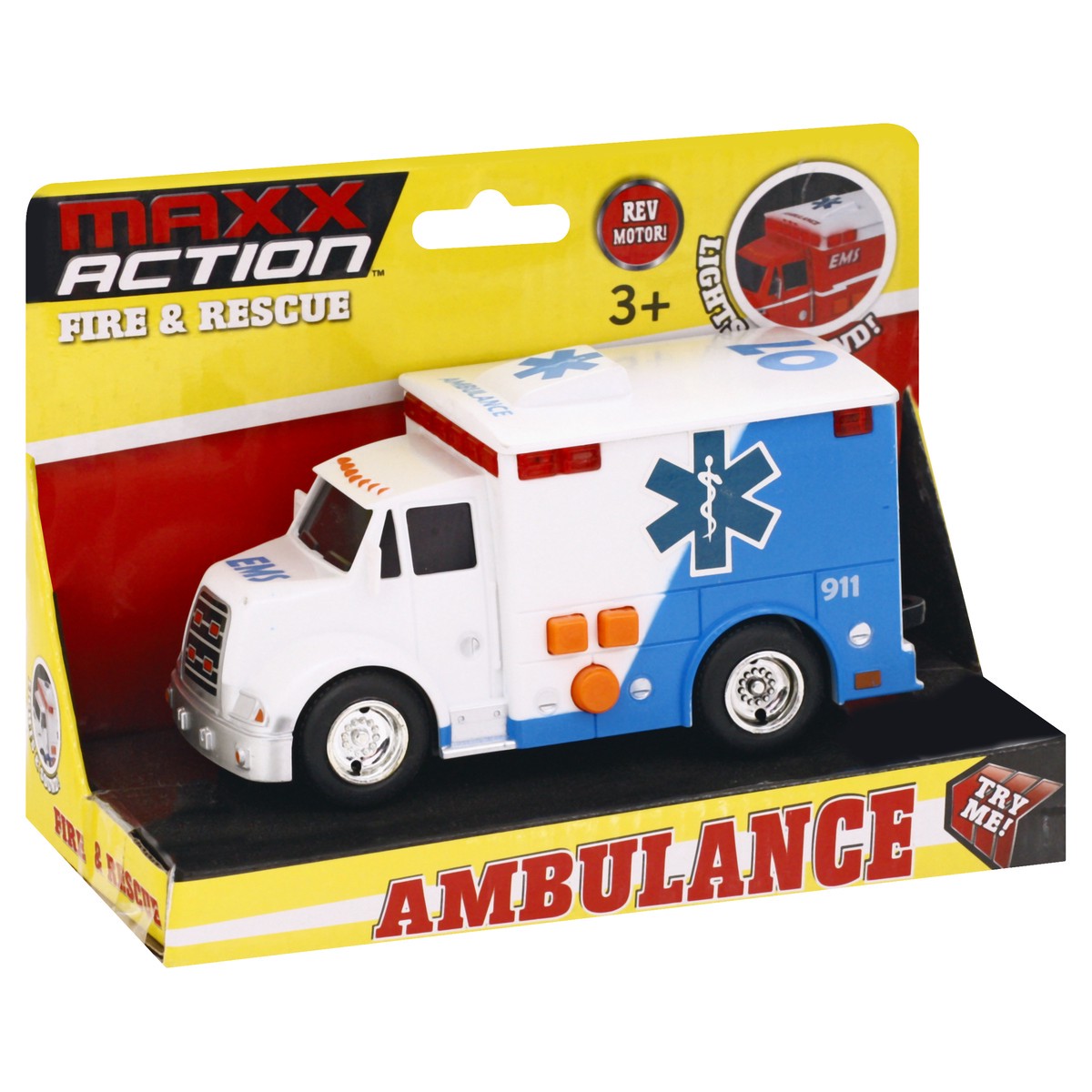 slide 9 of 9, Maxx Action Sunny Days Ambulance Rescue Vehicle, 1 ct