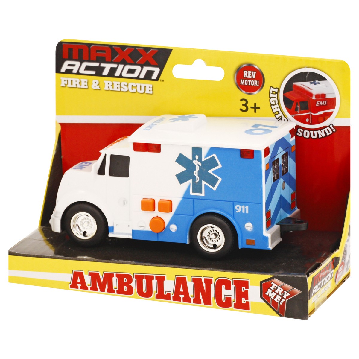 slide 8 of 9, Maxx Action Sunny Days Ambulance Rescue Vehicle, 1 ct