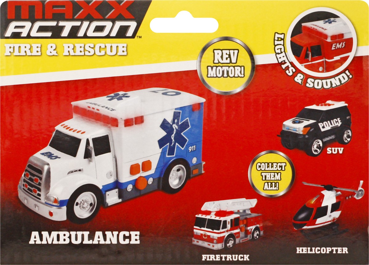 slide 3 of 9, Maxx Action Sunny Days Ambulance Rescue Vehicle, 1 ct