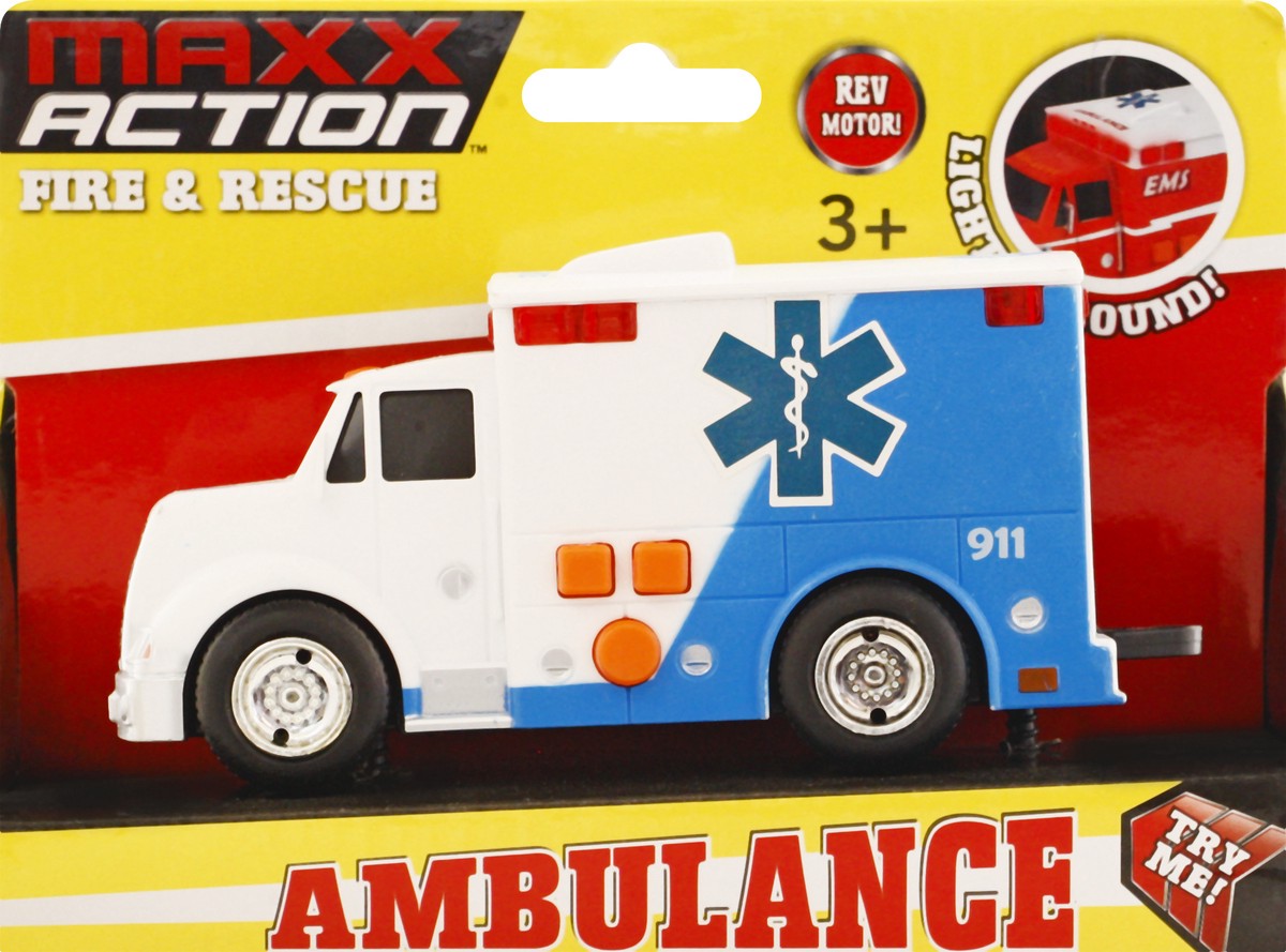 slide 7 of 9, Maxx Action Sunny Days Ambulance Rescue Vehicle, 1 ct