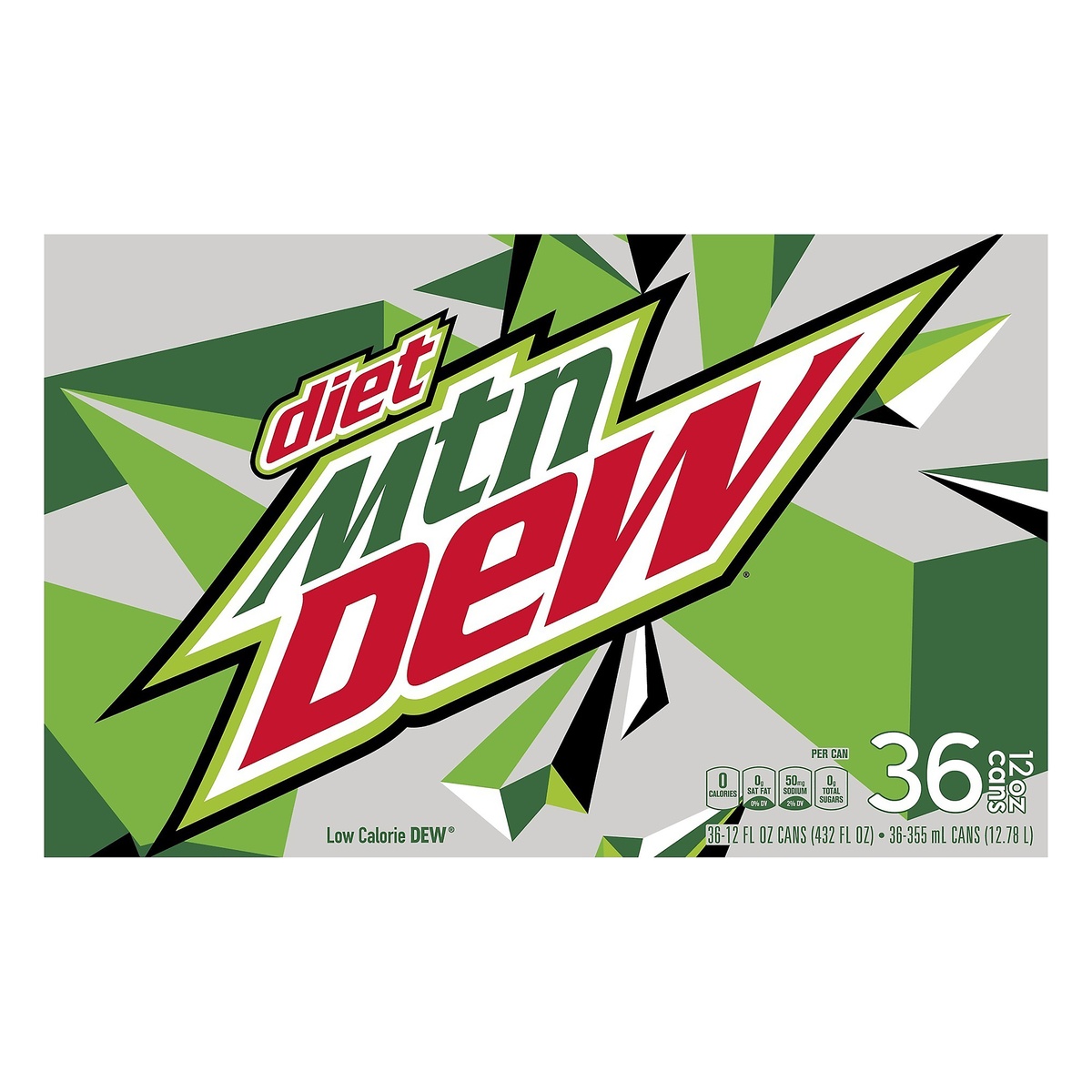 slide 1 of 1, Pepsi Cola (Bay Area) Diet Mountain Dew 36, 12 oz