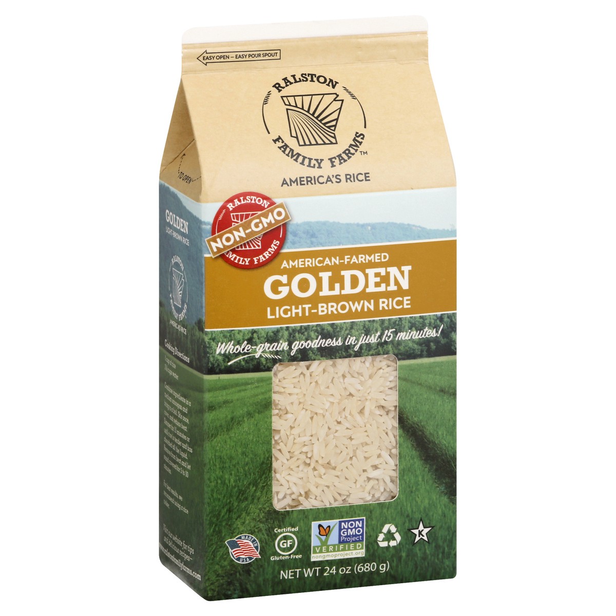 slide 5 of 10, Ralston Family Farms Golden Light Brown Rice, 24 oz
