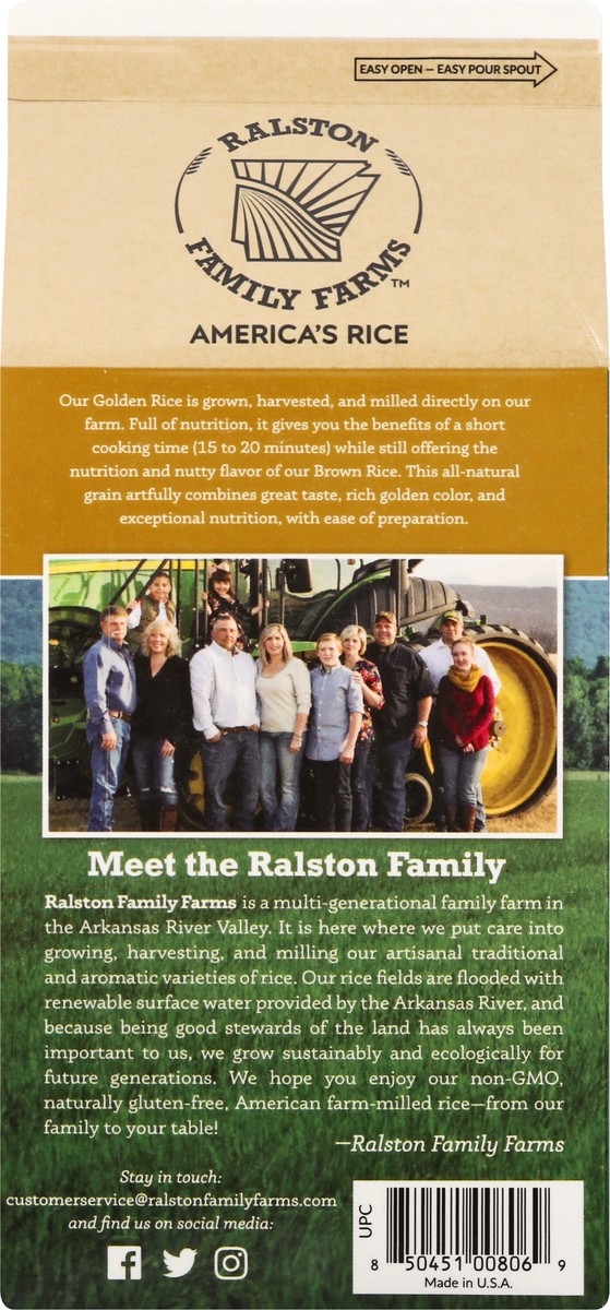 slide 2 of 10, Ralston Family Farms Golden Light Brown Rice, 24 oz