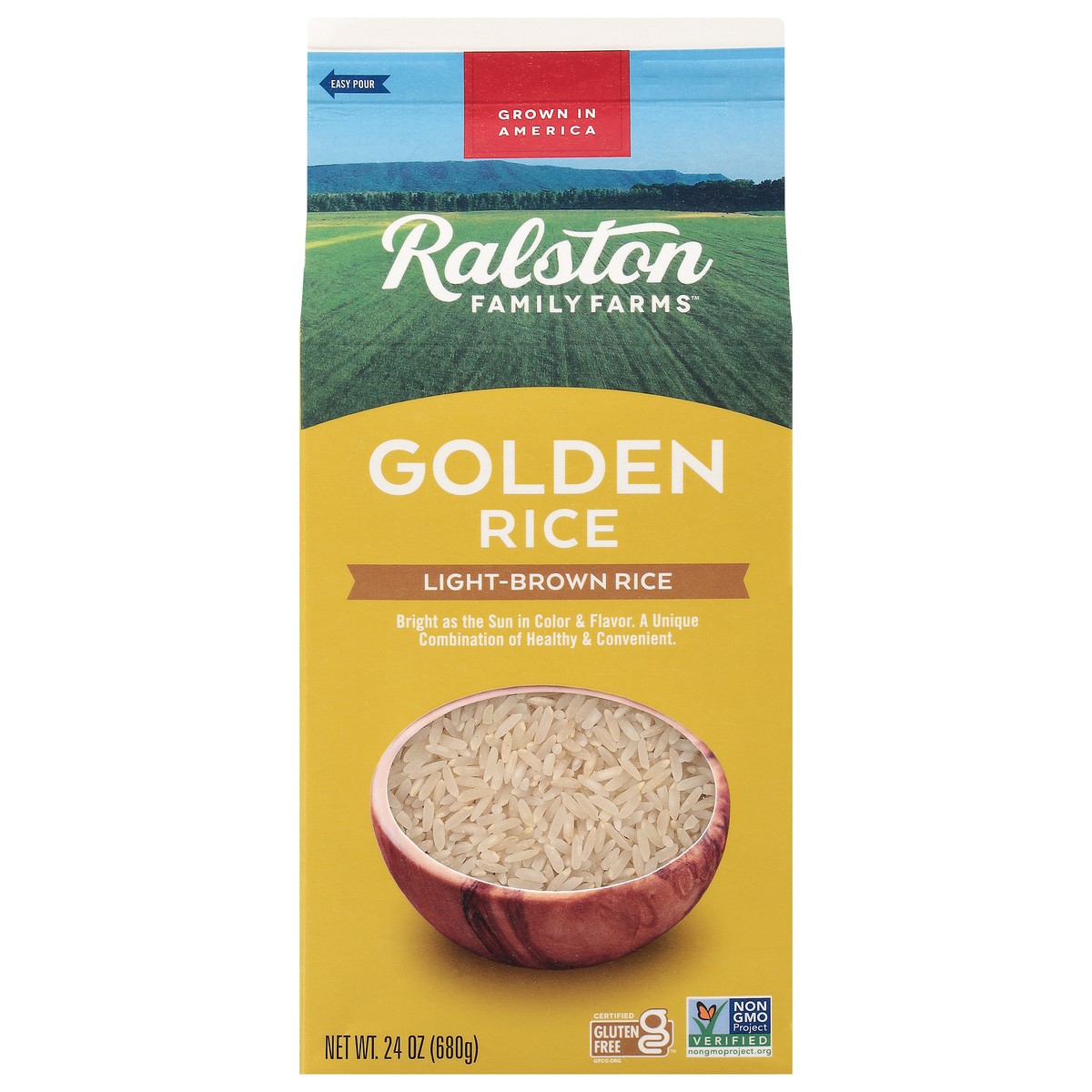 slide 1 of 10, Ralston Family Farms Golden Light Brown Rice, 24 oz
