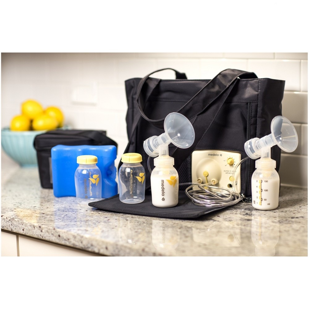 slide 6 of 6, Medela Pump In Style Double Electric Breast Pump with On-the-go Tote Bag, 1 ct