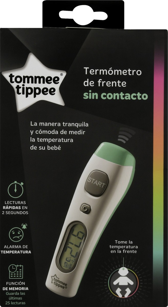 slide 5 of 9, Tommee Tippee No Touch Forehead Thermometer 1 ea, 1 ct