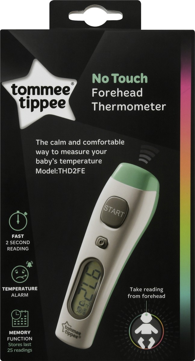 slide 6 of 9, Tommee Tippee No Touch Forehead Thermometer 1 ea, 1 ct