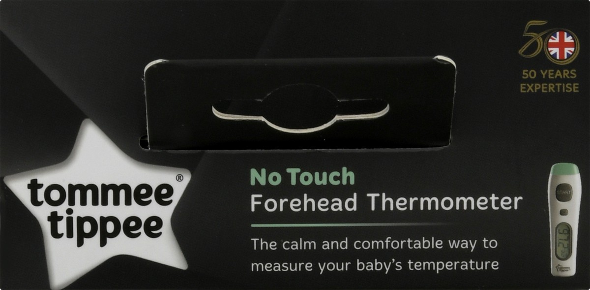 slide 9 of 9, Tommee Tippee No Touch Forehead Thermometer 1 ea, 1 ct