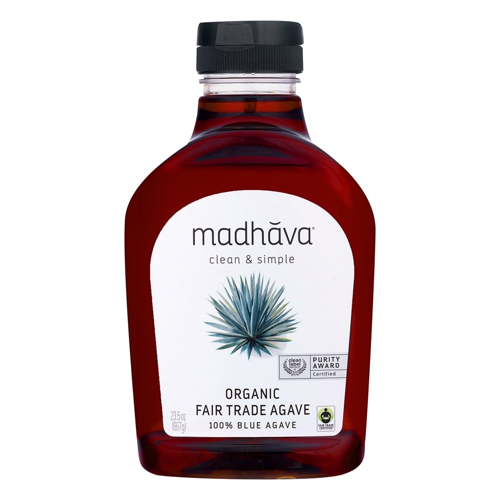 slide 1 of 1, Madhava Raw Agave Nectar, 23.5 fl oz