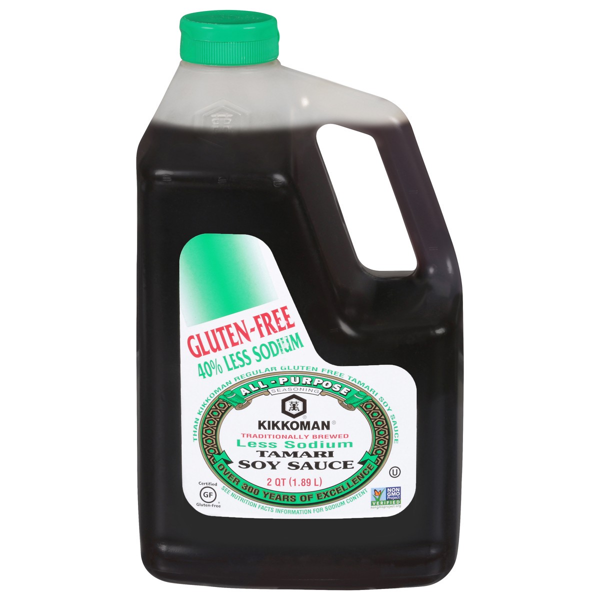 slide 4 of 15, Kikkoman Gluten-Free Less Sodium Tamari Soy Sauce 2 qt, 2 qt