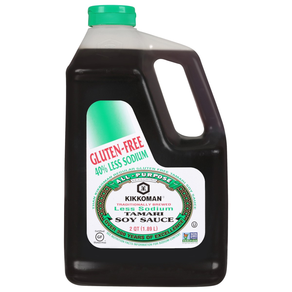 slide 7 of 15, Kikkoman Gluten-Free Less Sodium Tamari Soy Sauce 2 qt, 2 qt