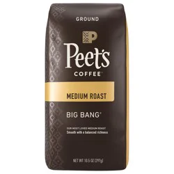 Peet's Coffee Big Bang Medium Roast Ground Coffee - 10.5 oz Bags