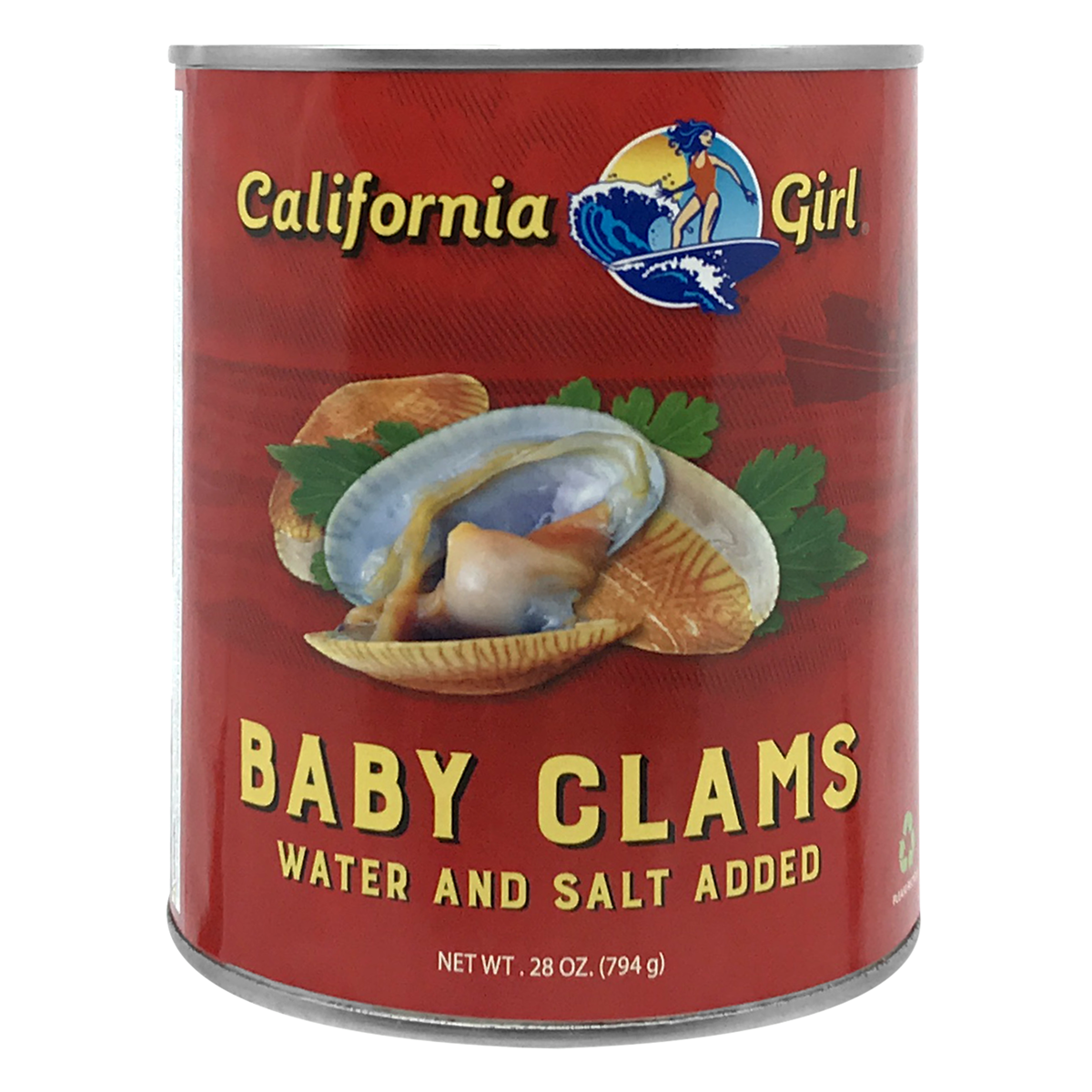 slide 1 of 1, California Girl Baby Clams, 28 oz