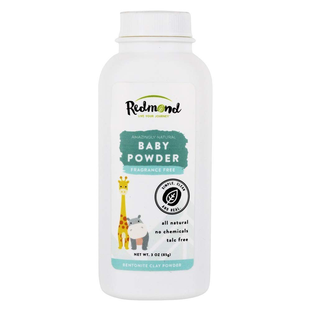 slide 1 of 1, Redmond Clay Baby Powder, 3 oz