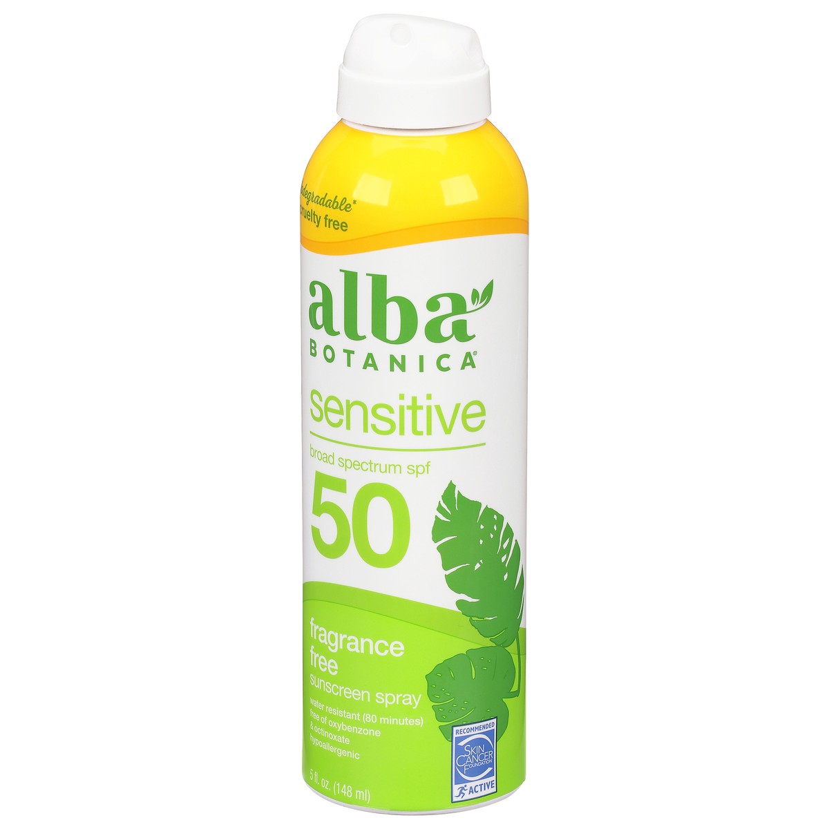 slide 10 of 12, Alba Botanica Sunscreen Spray Fragrance Free Spf 50, 5 oz