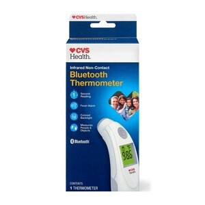 slide 1 of 1, Cvs Health Infrared Noncontact Bluetooth Thermometer, 1 ct