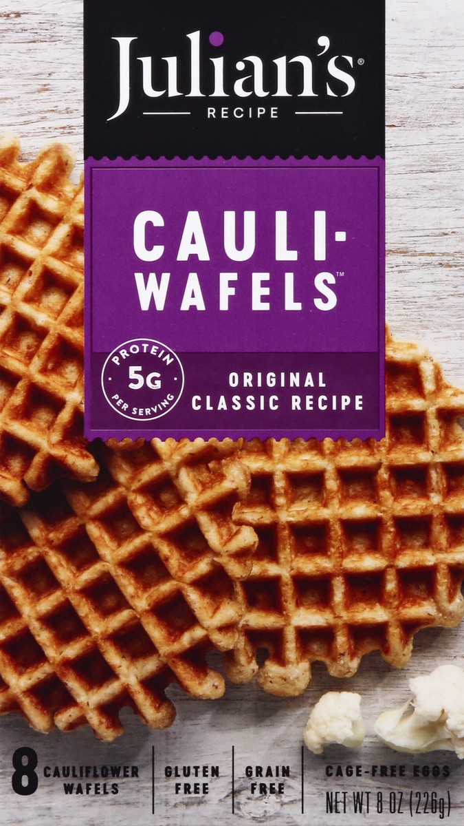 slide 3 of 13, Julian's Recipe Original Classic Recipe Cauli-Wafels 8 ea, 8 ct