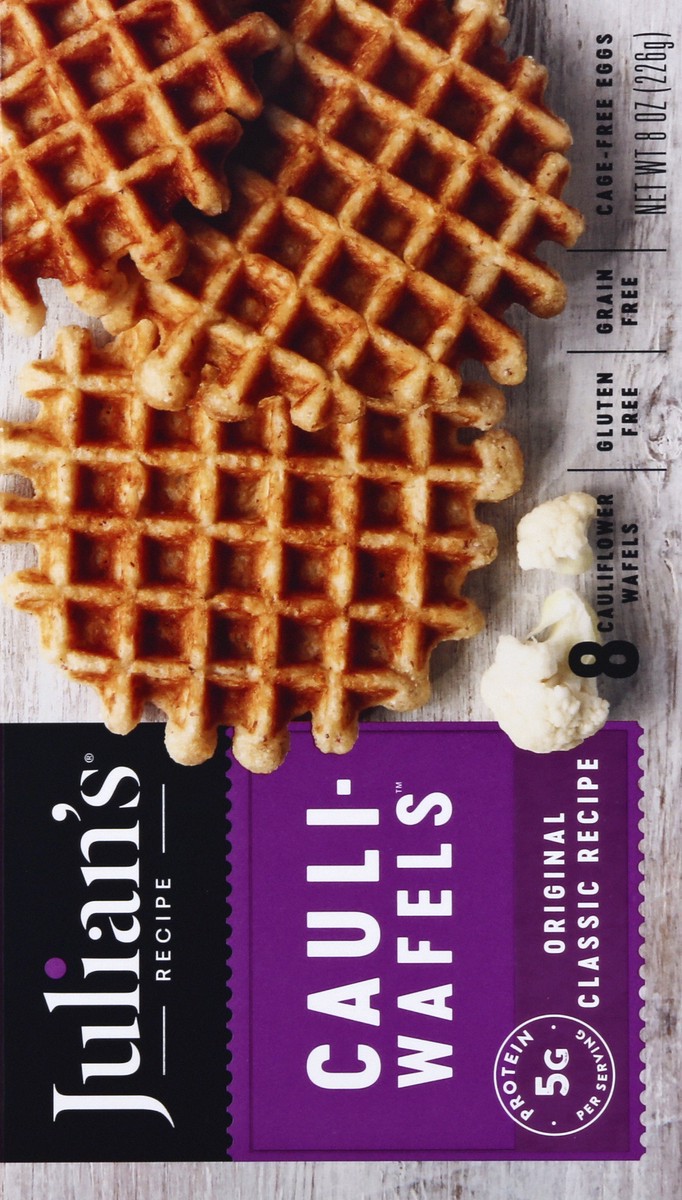 slide 2 of 13, Julian's Recipe Original Classic Recipe Cauli-Wafels 8 ea, 8 ct