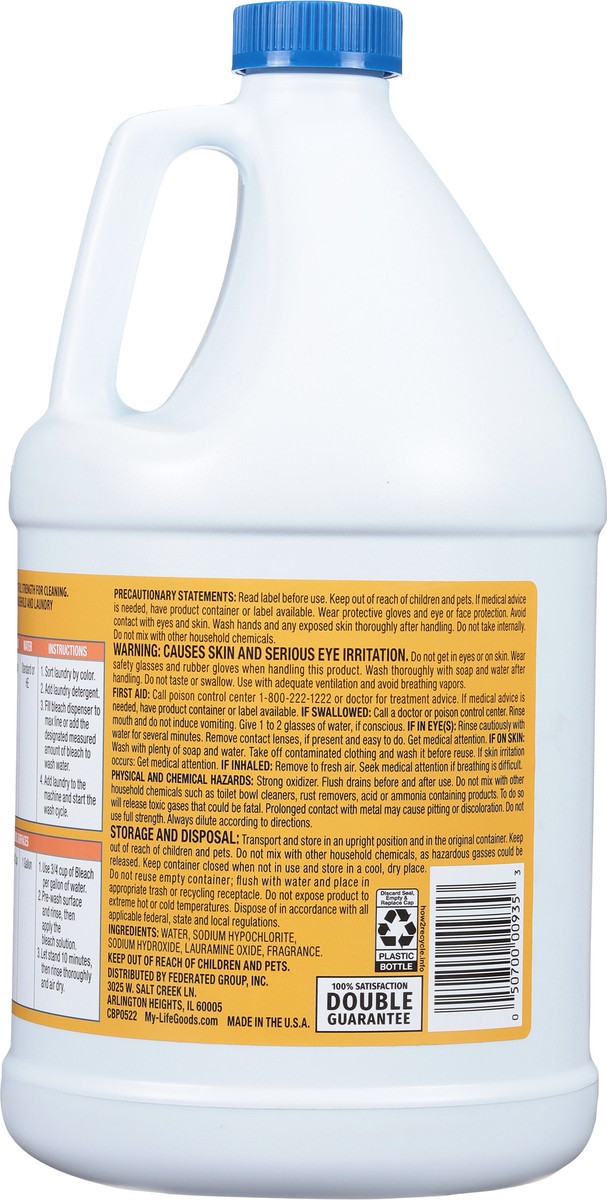 slide 6 of 12, Life Goods Lemon Scent Bleach 128 fl oz, 128 fl oz