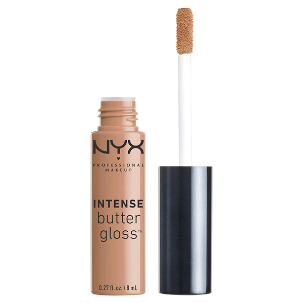 slide 1 of 1, NYX Professional Makeup Professional Intense Butter Gloss Lip Gloss Peanut Brittle, 0.27 fl oz