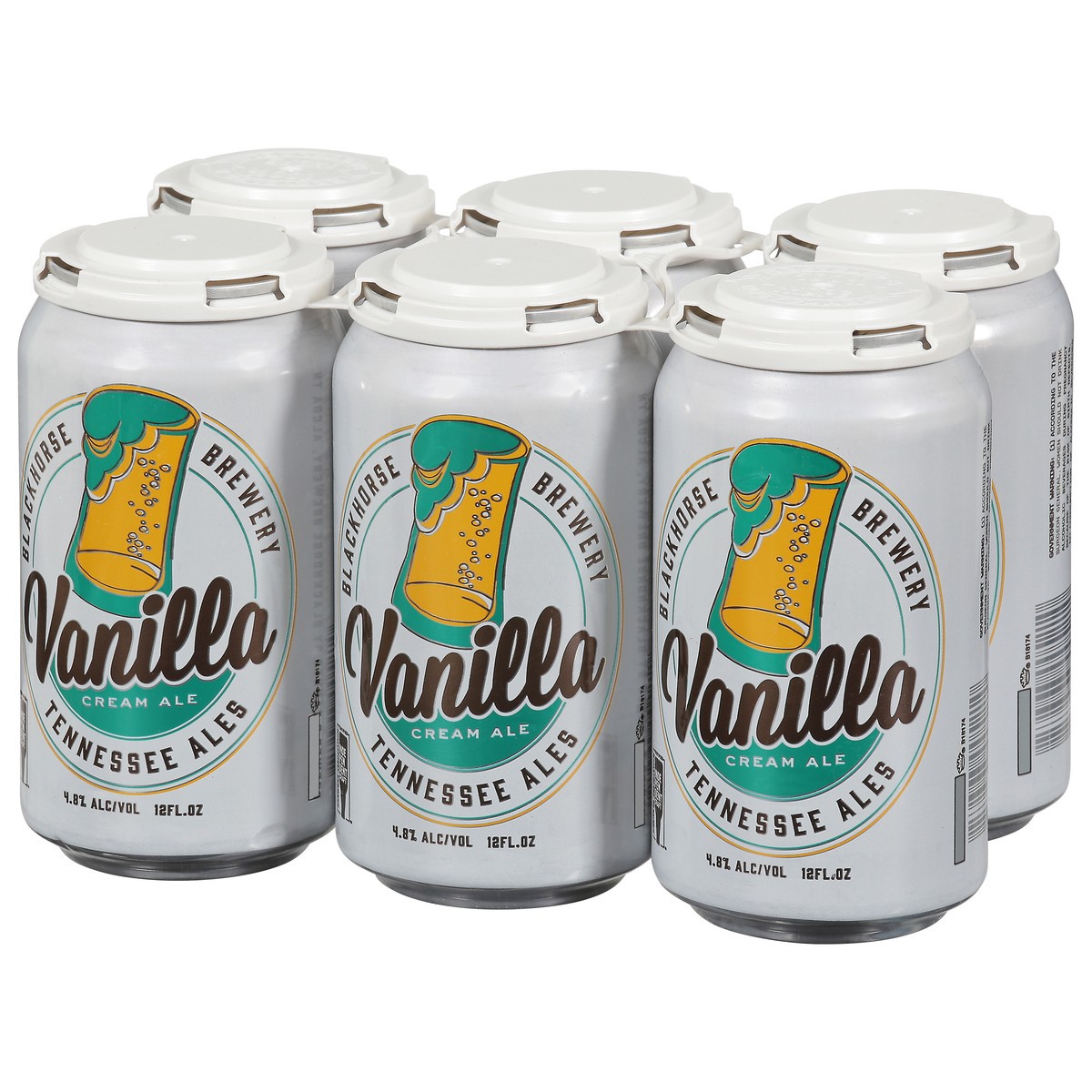 slide 7 of 10, Blackhorse Brewery Vanilla Cream Ale Beer 6 - 12 fl oz Cans, 6 ct; 12 oz