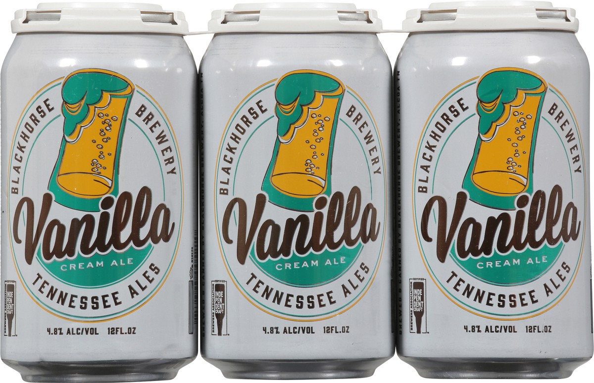 slide 3 of 10, Blackhorse Brewery Vanilla Cream Ale Beer 6 - 12 fl oz Cans, 6 ct; 12 oz