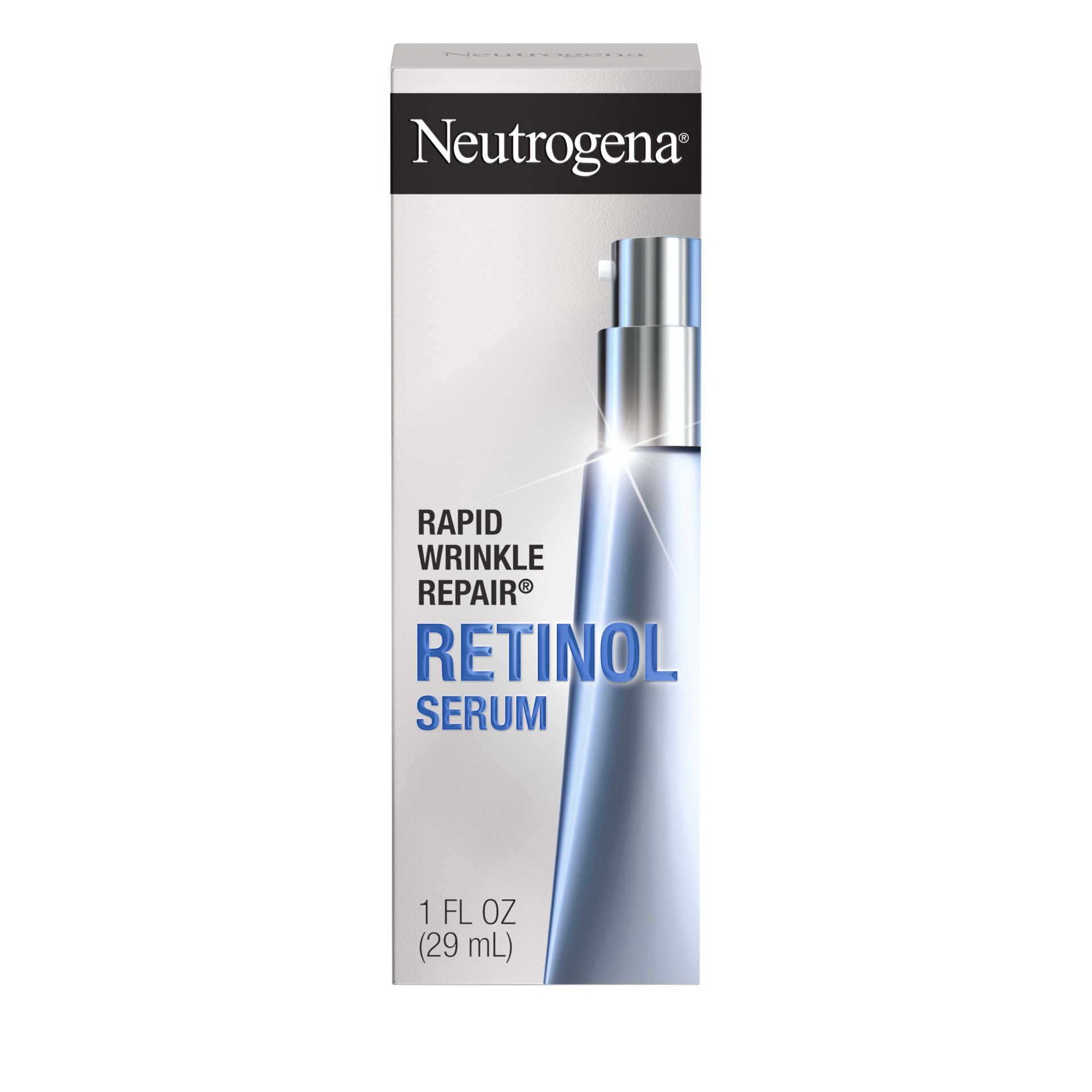 slide 1 of 6, Neutrogena Rapid Wrinkle Repair Retinol Face Serum, Daily Anti-Aging Serum for Face with Retinol & Hyaluronic Acid to Fight Fine Lines, Wrinkles, & Dark Spots, 1 fl. oz, 1 fl oz