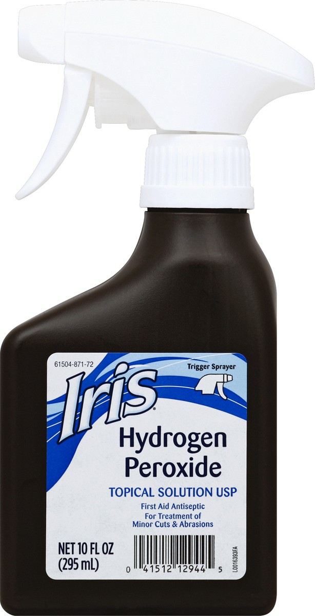 slide 1 of 8, IRIS Hydrogen Peroxide 10 oz, 10 oz