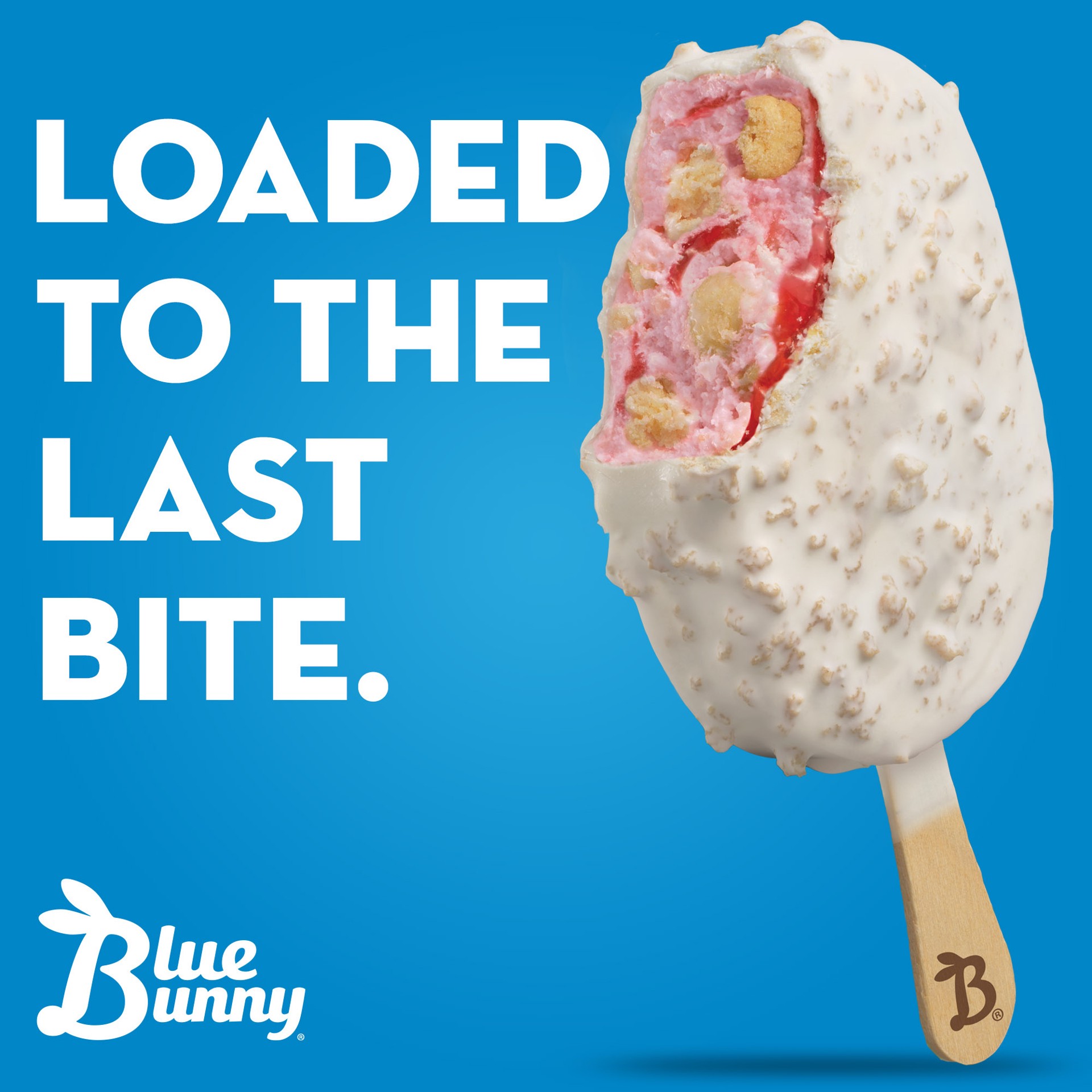 slide 5 of 5, Blue Bunny Load'd Bars Strawberry Shortcake, Frozen Dessert, 4 Pack, 4 ct; 3.35 fl oz