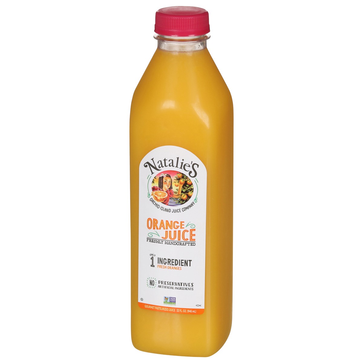 slide 4 of 4, Natalie's Orange Juice 32 fl oz, 32 fl oz