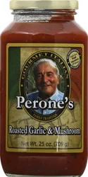 Perones Roasted Garlic & Mushroom Sauce 25 oz