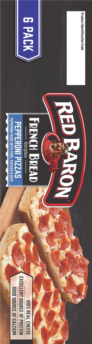 slide 3 of 9, Red Baron Pizza French Bread Singles Pepperoni Value Pack 6 Count - 32.4 Oz, 32.4 oz