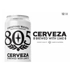 Firestone Walker 805 Cerveza Beer 12 - 12 oz Cans