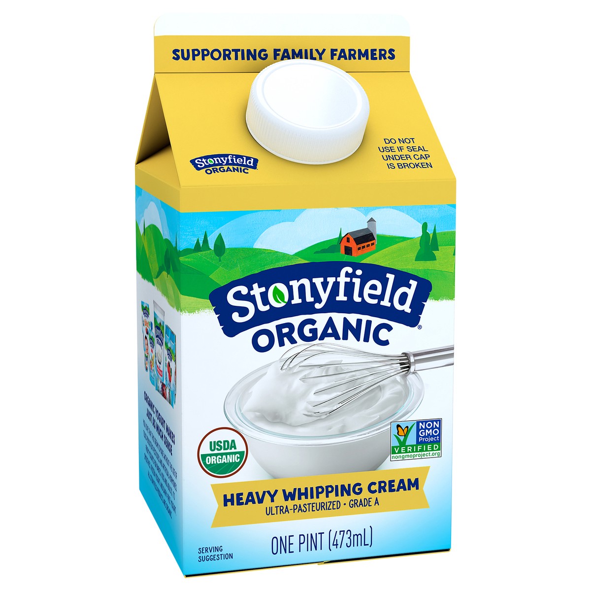 slide 7 of 9, Stonyfield Organic Heavy Whipping Cream 1 pt, 1 pint