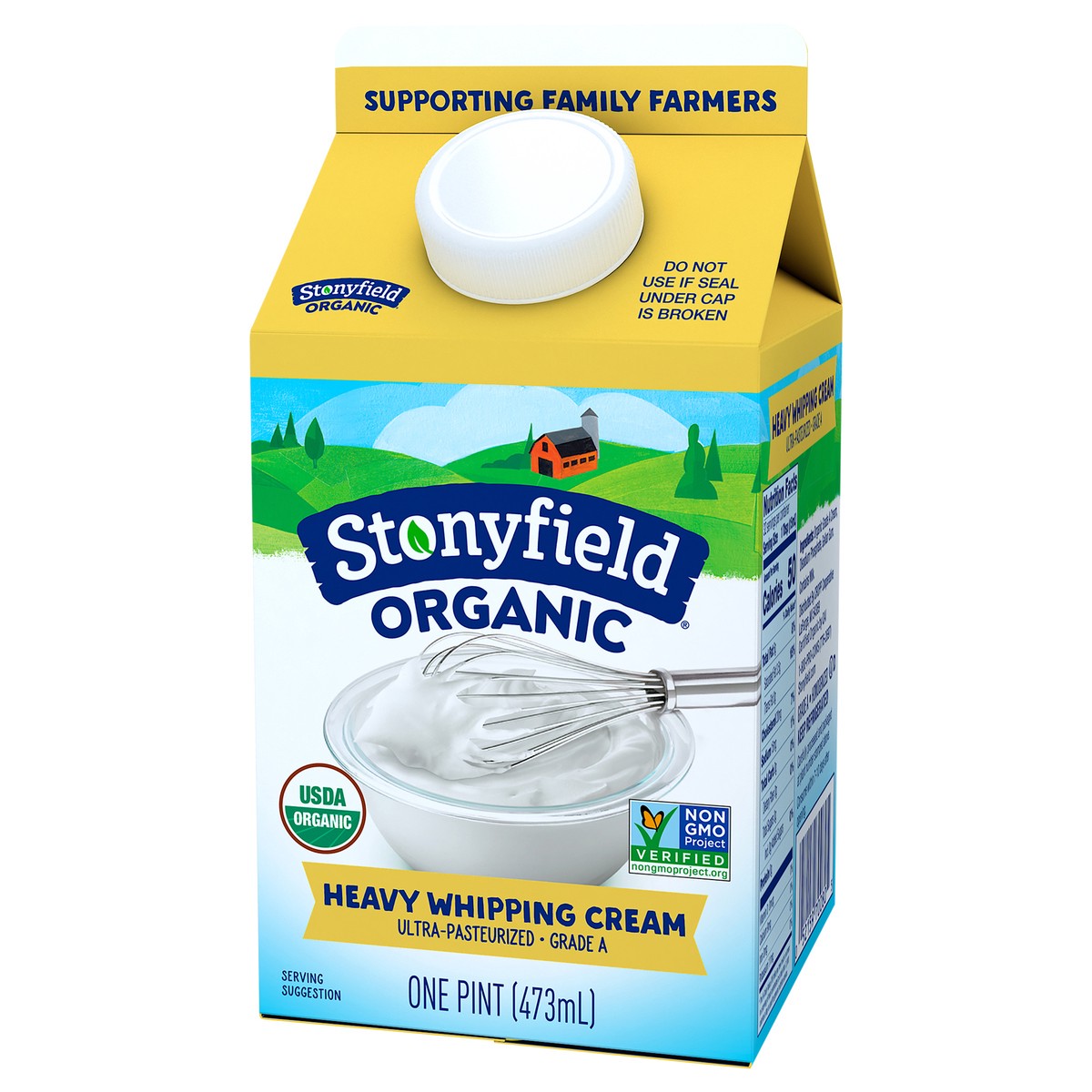 slide 2 of 9, Stonyfield Organic Heavy Whipping Cream 1 pt, 1 pint