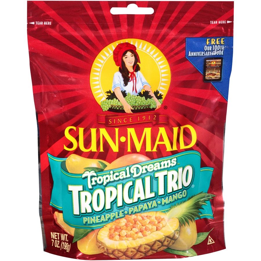 slide 1 of 1, Sun-Maid Tropical Trio 7 oz, 7 oz