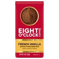 Eight O'Clock Coffee Medium Roast Ground French Vanilla Coffee 11 oz