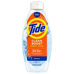 Tide Clean Boost Fabric Rinse, 48 fl oz, Removes Odors and Residues, Safe on All Fabrics, Free of Dyes and Heavy Perfumes, Original Scent