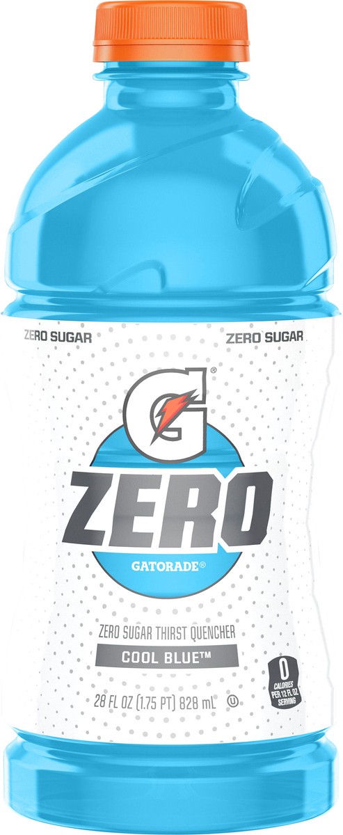 slide 8 of 8, Gatorade Zero Cool Blue - 28 fl oz, 28 oz